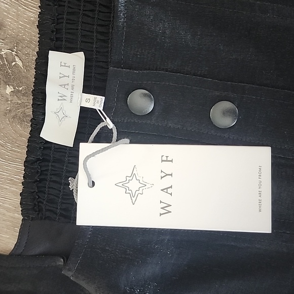 NEW! WAYF Where Are You From Cora Snap Button Front Cropped Tank Small - Picture 6 of 10